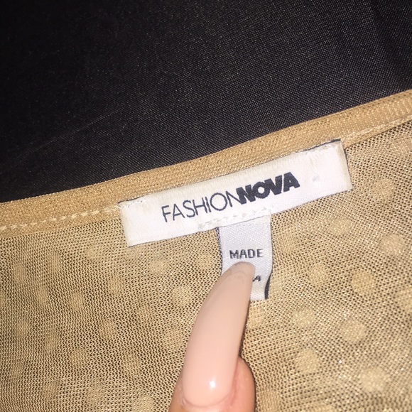 Nude Mesh dress - Picture 2 of 4